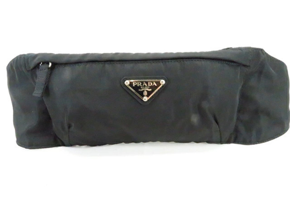 Prada bag body waist black